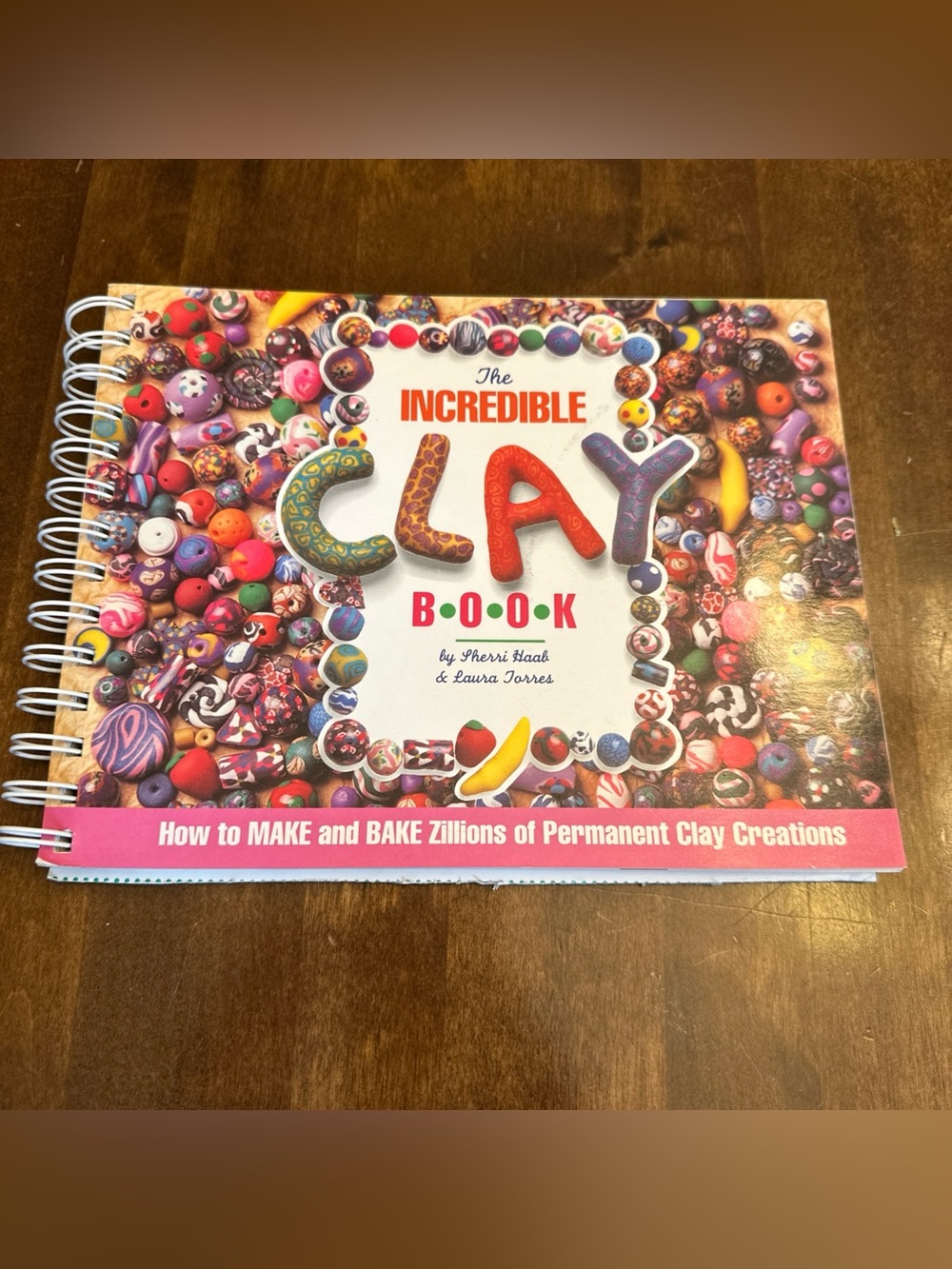 VTG Klutz Press The Incredible Clay Book 1994 Spiral Bound Book Only